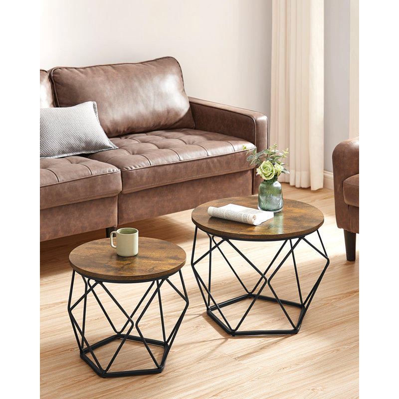 17 Stories Keema Frame 2 Piece Bunching Coffee Table Sets & Reviews